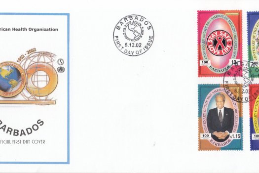 Barbados 2002 Centenary of the Pan American Health Organisation FDC