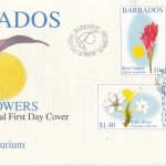 Barbados 2002 Flowers FDC