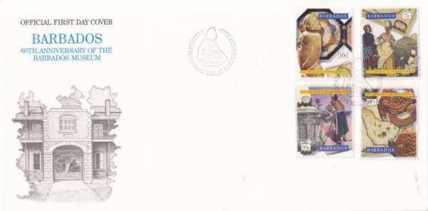 Barbados 1993 60th Anniversary of the Barbados Museum FDC