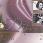 Barbados 2002 QEII Golden Jubilee FDC