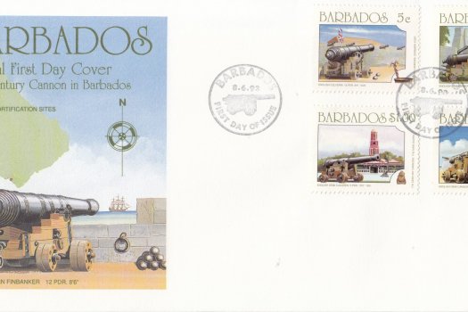 Barbados 1993 17th Century Cannon in Barbados FDC