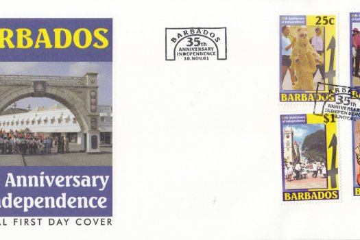 Barbados 2001 35th Anniversary of Independence FDC