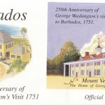 Barbados 2001 250th Anniversary of George Washington's visit to Barbados Souvenir Sheet FDC