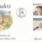 Barbados 2001 250th Anniversary of George Washington's visit to Barbados FDC