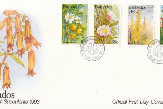 Barbados 1993 Cacti and Succulents FDC