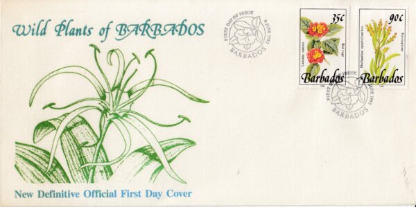 Barbados 1992 Wild Plants of Barbados FDC