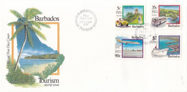 Barbados 1992 Tourism FDC