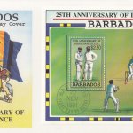 Barbados 1991 25th Anniversary of Independence Souvenir Sheet FDC