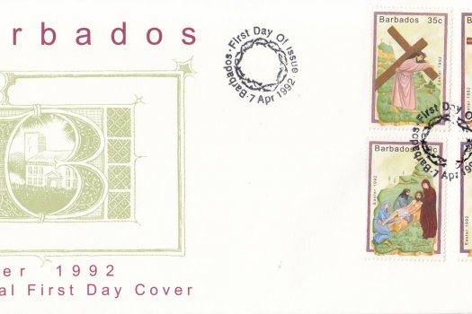 Barbados 1992 Easter FDC