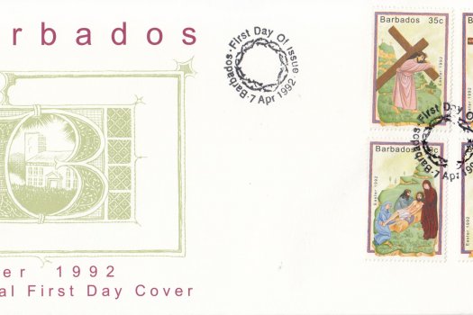 Barbados 1992 Easter FDC