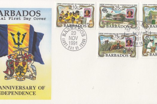 Barbados 1991 25th Anniversary of Independence FDC
