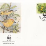 Barbados 1991 Yellow Warbler WWF Official FDC 4 of 4