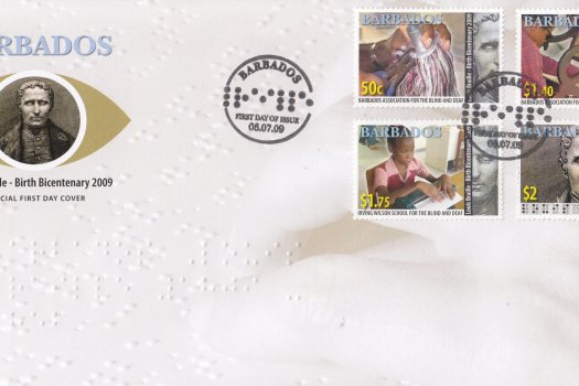 Barbados 2009 Birth Bicentenary of Louis Braille FDC