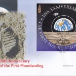 Barbados 1999 30th Anniversary of the First Manned Moon Landing (Private producer) Souvenir Sheet FDC