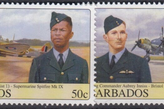 Barbados SG1327-30 | Barbados WWII Airmen and Aircraft