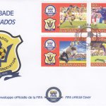 Barbados 2004 Fifa 100 Years Barbados Football Association FDC