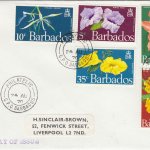 Barbados 1970 Flowers of Barbados FDC -2