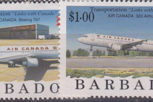 Barbados SG1089-96 | CAPEX 96 International Stamp Exhibition Toronto Aircraft