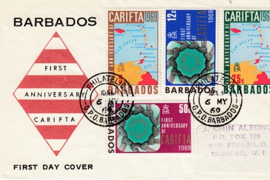 Barbados 1969 CARFITA FDC