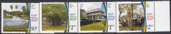 Barbados SG1344-47 | Centenary of Queens Park, Bridgetown