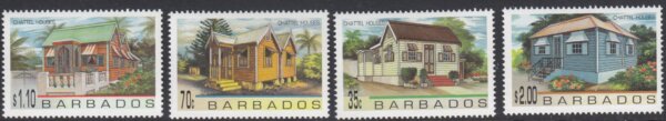 Barbados SG1093-1096 | Chattel Houses
