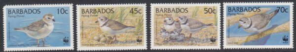 Barbados SG1134-1137 | Endangered Species Piping Plover