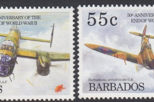 Barbados SG1048-1051 | 50th Anniversary of the end of Second World War