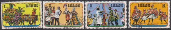 Barbados SG 531-534 | Crop Over Festival (Used)