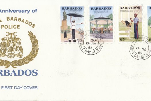 Barbados 1985 | 150th Anniversary of Royal Barbados Police FDC