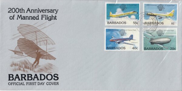 Barbados 1983 | 200th Anniversary of Manned Flight FDC