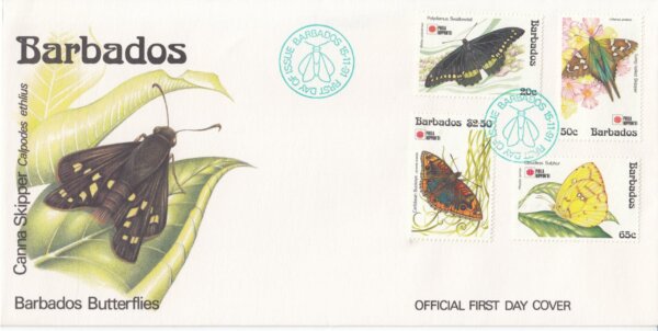 Barbados 1991 | Barbados Butterflies FDC