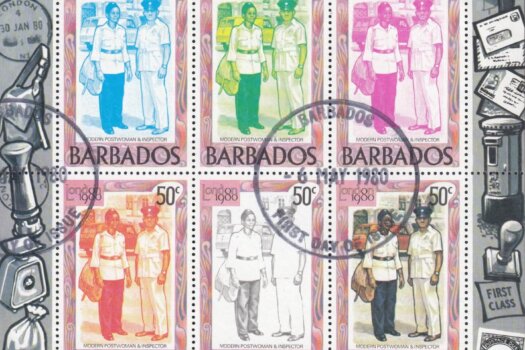 Barbados SGMS659 | London 1980 International Stamp Exhibition minisheets (Used) [2]