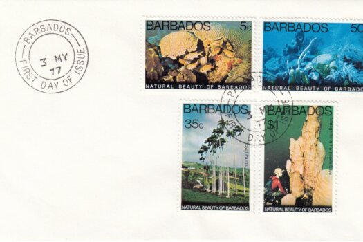 Barbados 1977 | Natural Beauty of Barbados on plain FDC