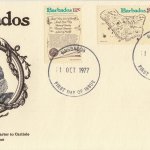 Barbados 1977 | 350th Anniversary of the Granting of the Charter to Carlisle FDC (GPO FDI Rubber Stamp)