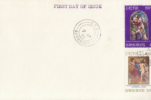 Barbados 1971 | Easter on plain FDC