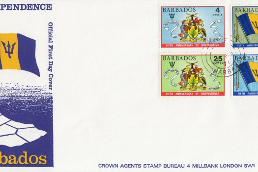 Barbados 1971 | 5th Anniversary of Independence FDC