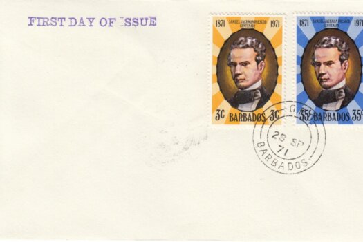 Barbados 1971 | Death Centenary of Samuel Jackman Prescod on plain FDC