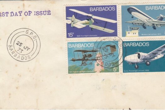 Barbados 1973 | Aviation on plain FDC