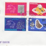 Barbados 1974 | Centenary of the UPU on plain FDC