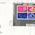 Barbados 1974 | Centenary of the UPU Souvenir Sheet on Illustrated FDC