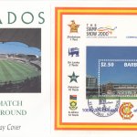 Barbados 2000 | West Indies Cricket Tour and 100th Test Match at Lords Souvenir Sheet FDC