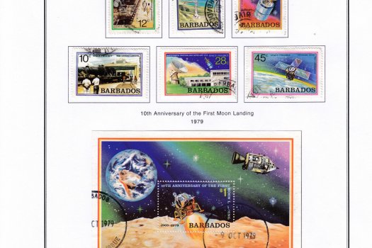 Using Steiner Pages to display your used Barbados stamps