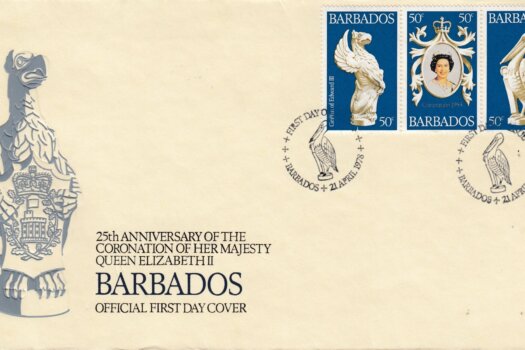 Barbados 1977 | 25th Anniversary of The Coronation of QEII FDC (1)