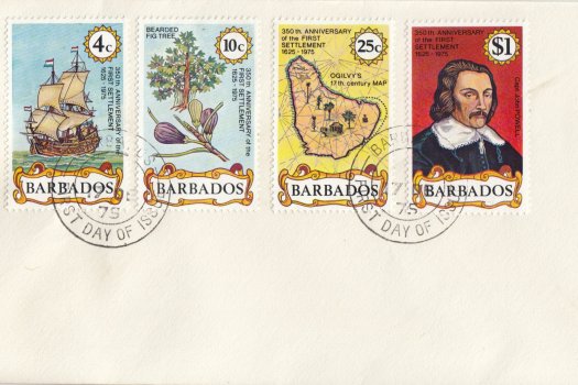 Barbados 1975 | 350th Anniversary of First Settlement FDC