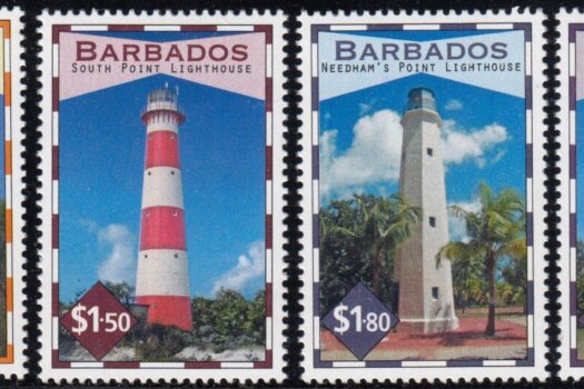 Barbados SG1396-1399 | Lighthouses of Barbados