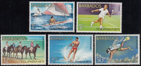 Barbados SG429 - 433 | Tourism