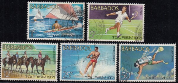 Barbados SG429 - 433 | Tourism (Used)