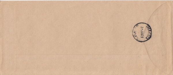 Bahamas 1963 | OHMS cover from Commissioners Office Inagua with CDS (2) Reverse