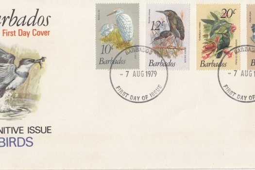 Barbados 1979 Birds Definitives FDC - illustrated cover (4)