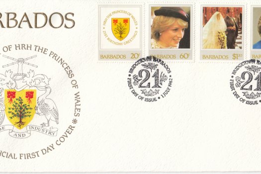 Barbados 1982 | The 21st Birthday of HRH The Princess of Wales FDC